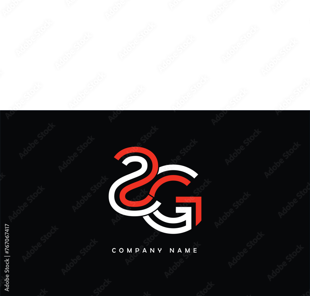 SG,GS, S, G Abstract Letters Logo Monogram SG,GS, S, G Abstract Letters Logo Monogram