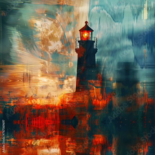lighthouse artwork