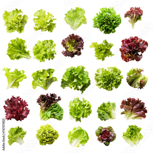 Die-cut salad set. Generative AI