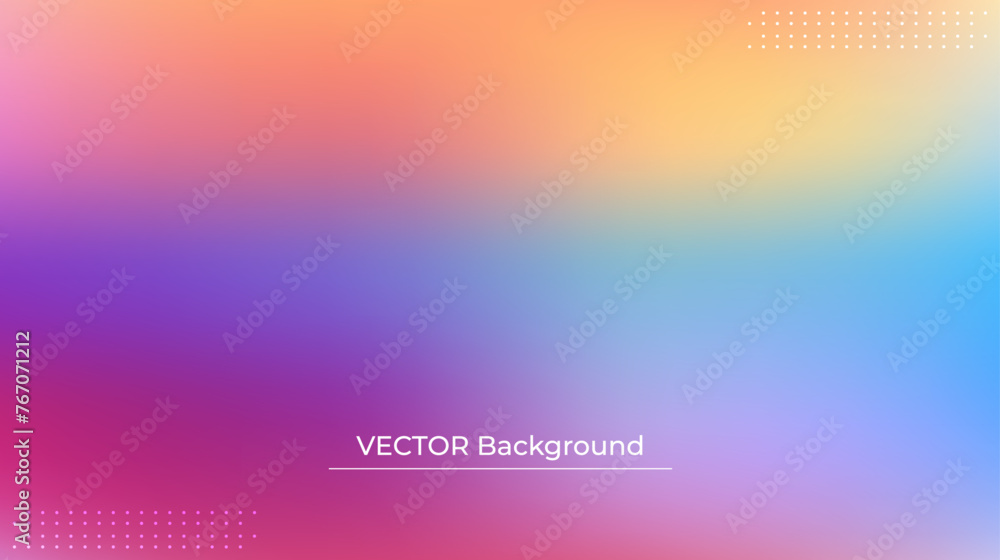 Abstract blurred gradient mesh background in bright rainbow colors. Colorful smooth banner template. Easy editable soft colored vector illustration in EPS10 without transparency. Abstract blurred gradient mesh background in bright rainbow colors. Colorful smooth banner template. Easy editable soft colored vector illustration in EPS10 without transparency.