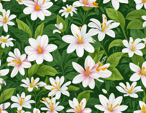  floral background colorful background © Fukurou