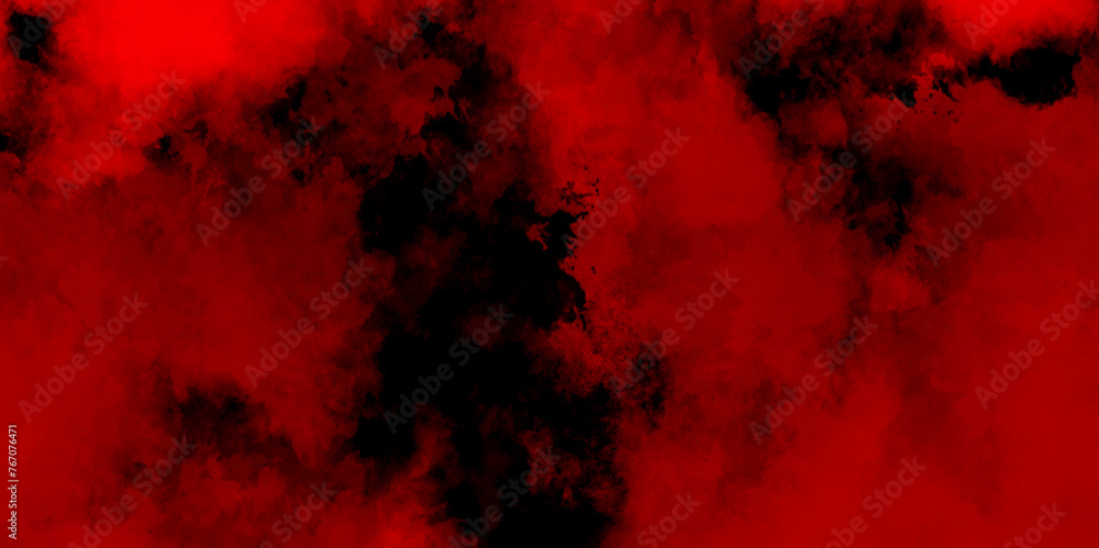 Abstract background with dark red watercolor texture .smoke vape rain dark red cloud and mist or smog fog exploding canvas background .hand painted vector illustration with watercolor design .