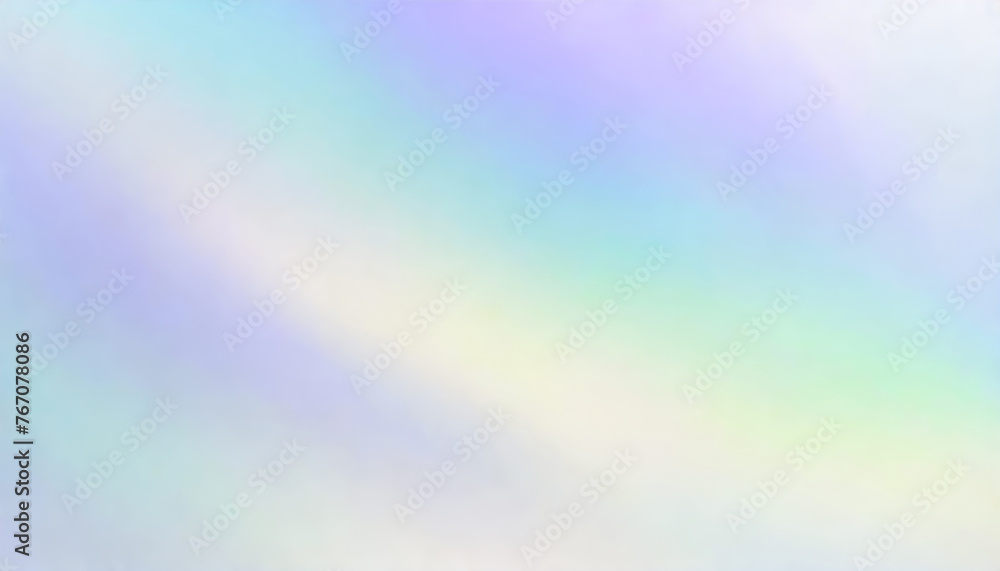 Blue, purple, green gradient. Soft pastel color gradient. Holographic blurred abstract Background