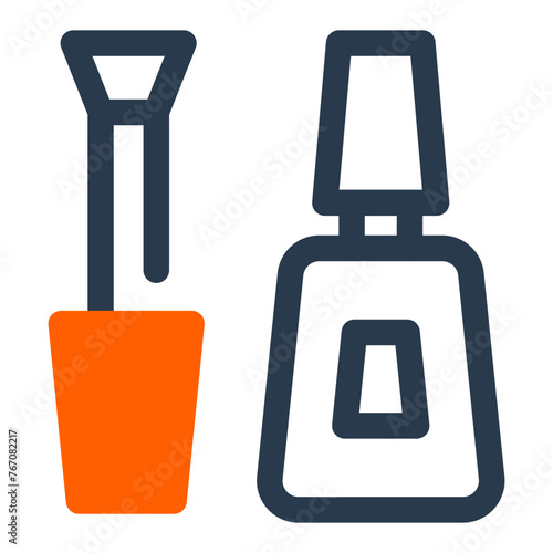 Glossy Nail Polish Selections at The Beauty Salon
