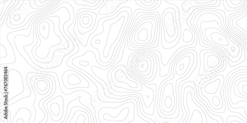 Topographic map and landscape terrain texture grid. Abstract lines background. Contour maps. Vector illustration. black and white topographic contours lines of mountains. 