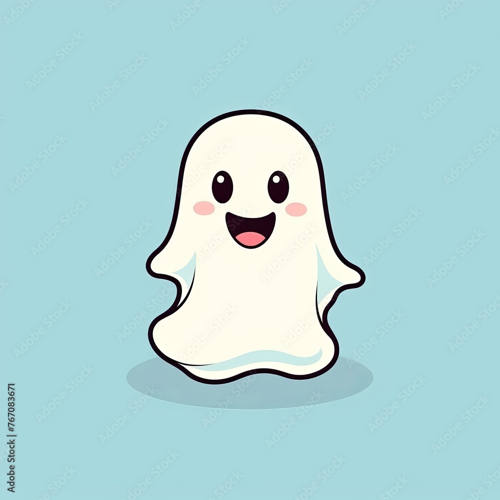 cute gost isolated on colorful background
cute gost isolated on colorful background