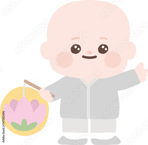 부처님 오신날 석가탄신일 귀여운 캐릭터