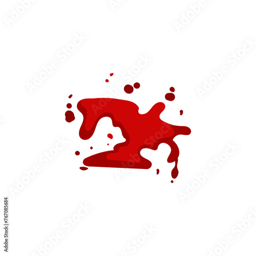 texture blood splatter cartoon. drop paint, spray red, ink drip texture blood splatter sign. isolated symbol vector illustration