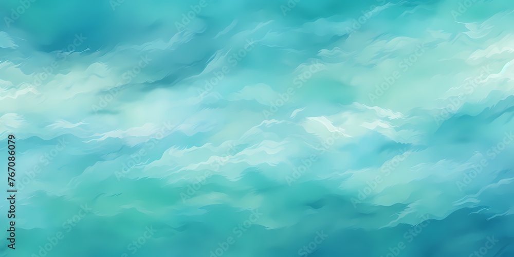 A captivating gradient background of soft sky blues merging into deep oceanic teals, providing a refreshing and invigorating backdrop for artistic endeavors. - obrazy, fototapety, plakaty 