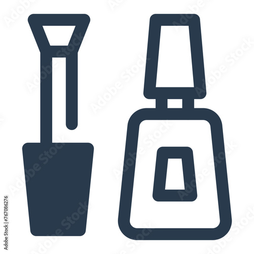 Glossy Nail Polish Selections at The Beauty Salon