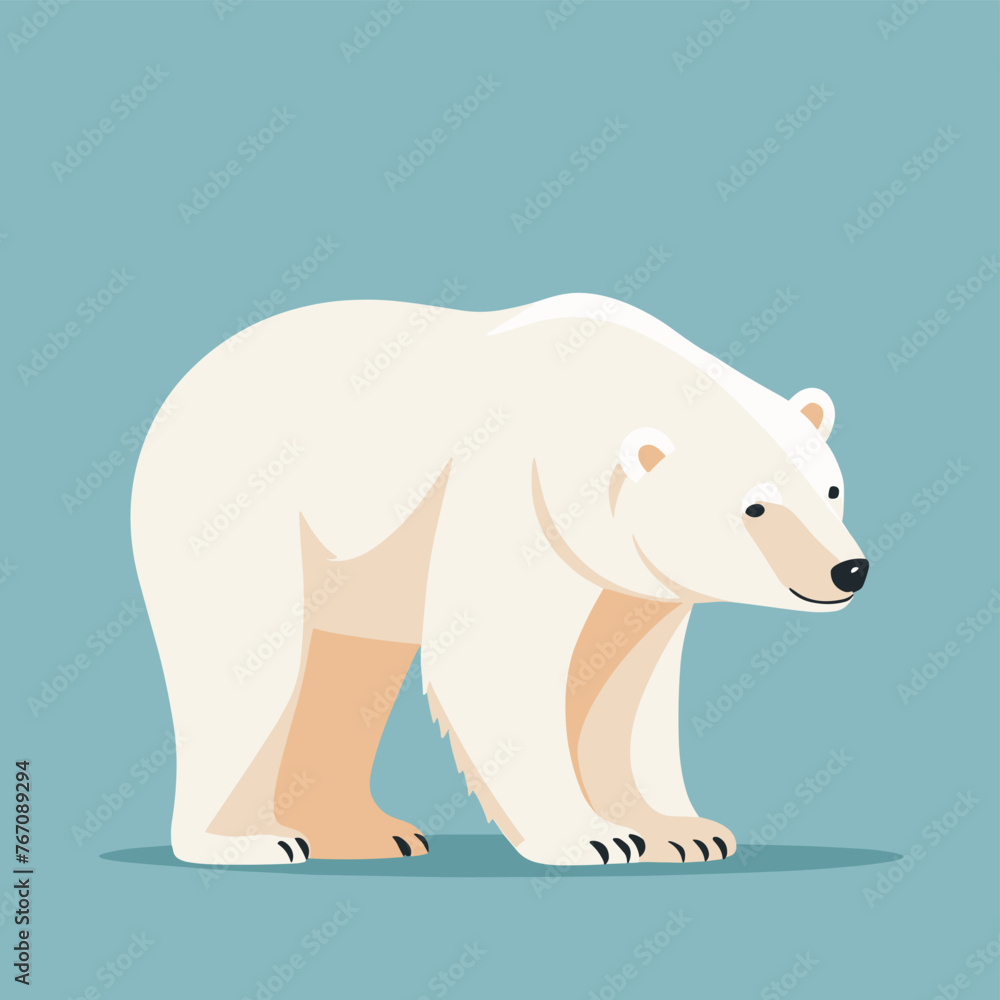 Cute polar bear cartoon illustration Cute polar bear cartoon illustration