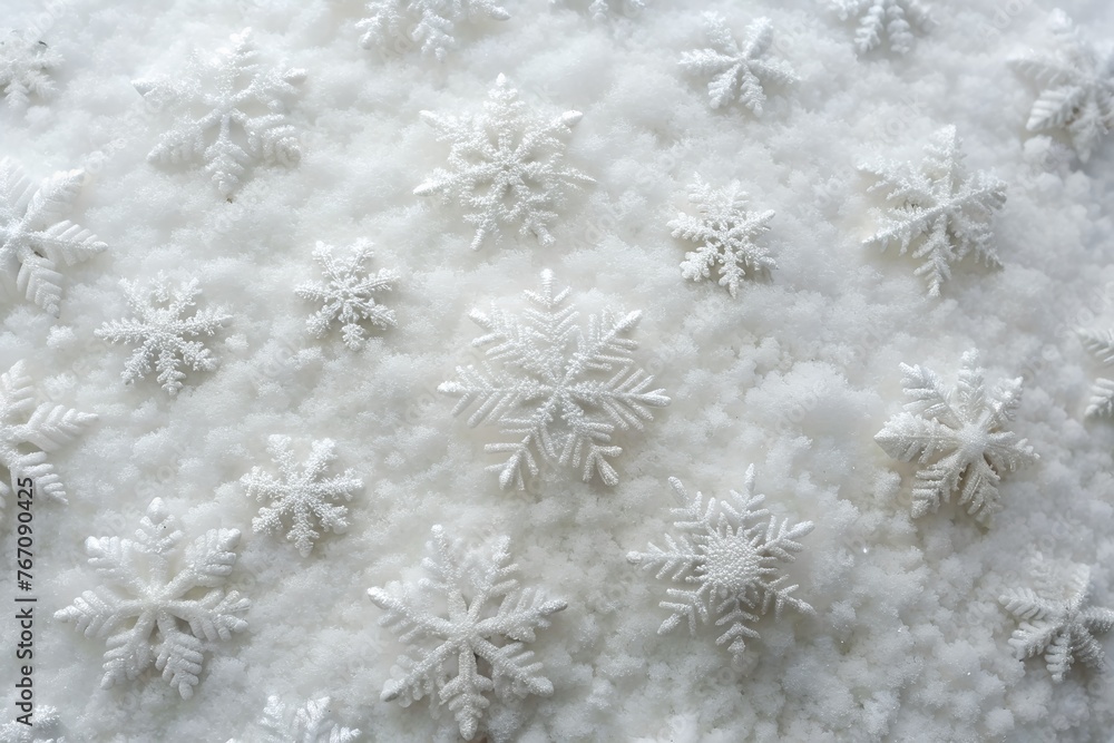 snowflakes in snow snowflakes in snow