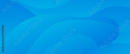 Blue minimal geometric shape abstract banner. For business banner, formal backdrop, prestigious voucher, luxe invite, wallpaper and background