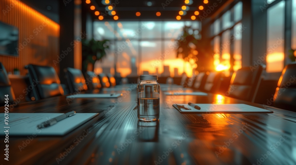 office meeting room Blurry background office meeting room Blurry background