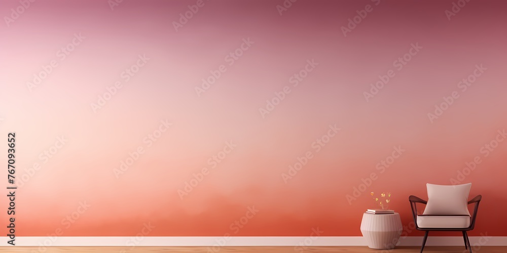 A picturesque gradient background, fading from delicate apricot to deep burgundy, enveloping the space in a rich and inviting hue, perfect for design projects. - obrazy, fototapety, plakaty 