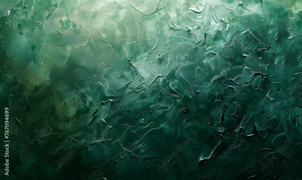 Abstract Dark Green Paint Background with Grunge Texture Abstract Dark Green Paint Background with Grunge Texture