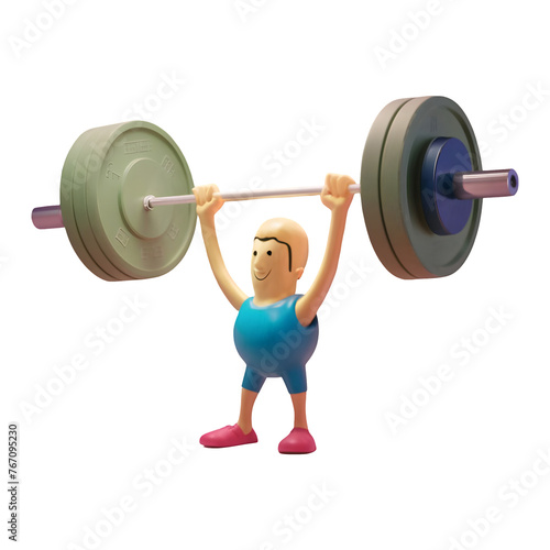 barbell png isolated on transparent background