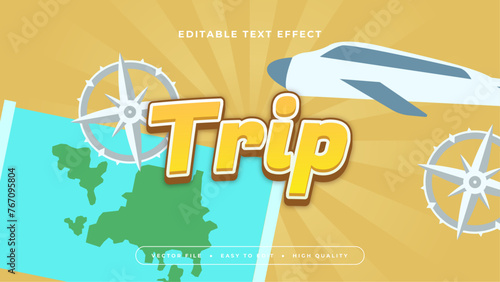 Colorful trip 3d editable text effect - font style