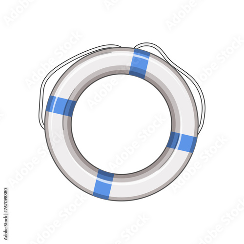 lifeguard lifebuoy cartoon. belt pool, float lifeboat, preserver water lifeguard lifebuoy sign. isolated symbol vector illustration