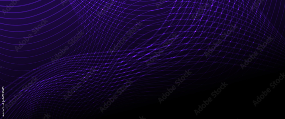 Purple violet and black dark vector 3D modern line futuristic tech banner shapes effect illustration. For business banner, formal invitation backdrop, luxury voucher, prestigious gift certificate Purple violet and black dark vector 3D modern line futuristic tech banner shapes effect illustration. For business banner, formal invitation backdrop, luxury voucher, prestigious gift certificate