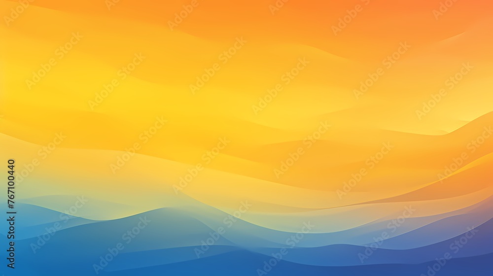 A lively sunrise gradient background unfolds, blending intense yellows with deep indigos, igniting creativity in graphic resources.