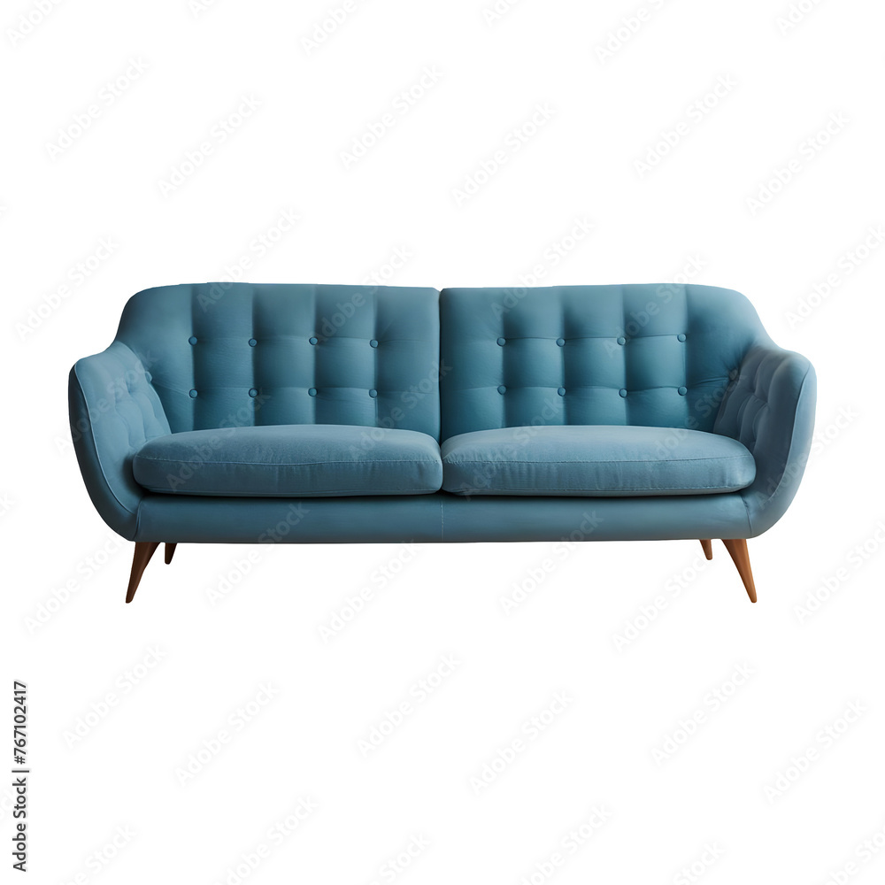 Elegant modern sofa png isolated on transparent background Elegant modern sofa png isolated on transparent background