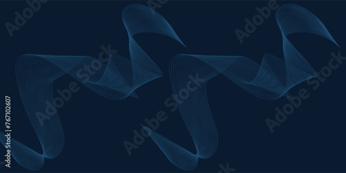 3D kurva gelombang modern latar belakang presentasi abstrak. Kertas mewah dipotong latar belakang photo