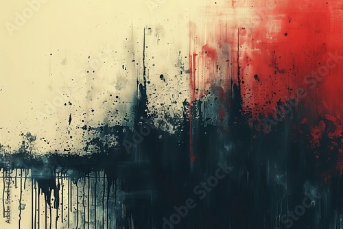 Abstract background with chaotic spots. Blots are grungy in texture photo