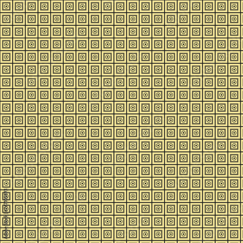 Vector abstract geometric simple brown square textile pattern background design photo