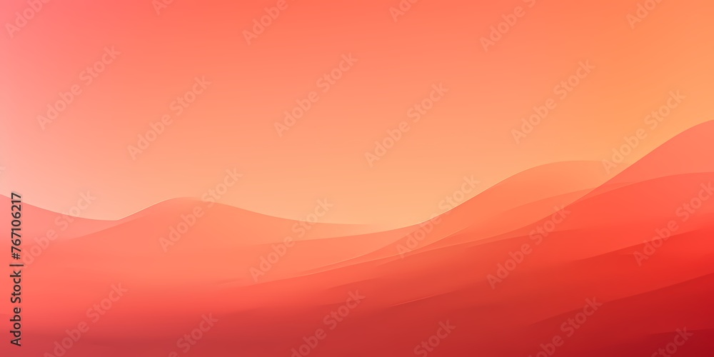 A dramatic gradient background fading from pale peach to intense scarlet, adding depth and emotion to graphic resources. - obrazy, fototapety, plakaty 