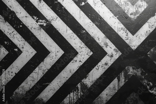 Modern grunge background in black and white. A monochrome abstract pattern. © Diana
