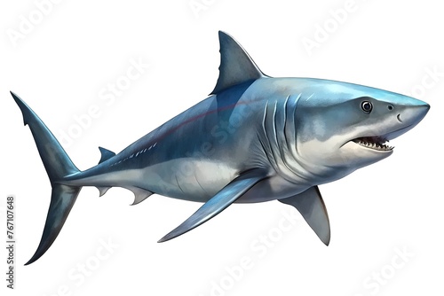 Great White Shark Predatory Marine Animal Ocean Apex