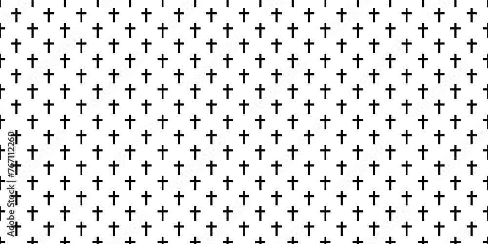 christian cross background. cross seamless pattern texture
