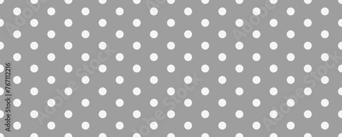 Obraz na płótnie Small polka dot seamless pattern background. gray and white dot texture. vector illustration w salonie