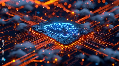 Leveraging cloud technology for advanced artificial intelligence processing.
