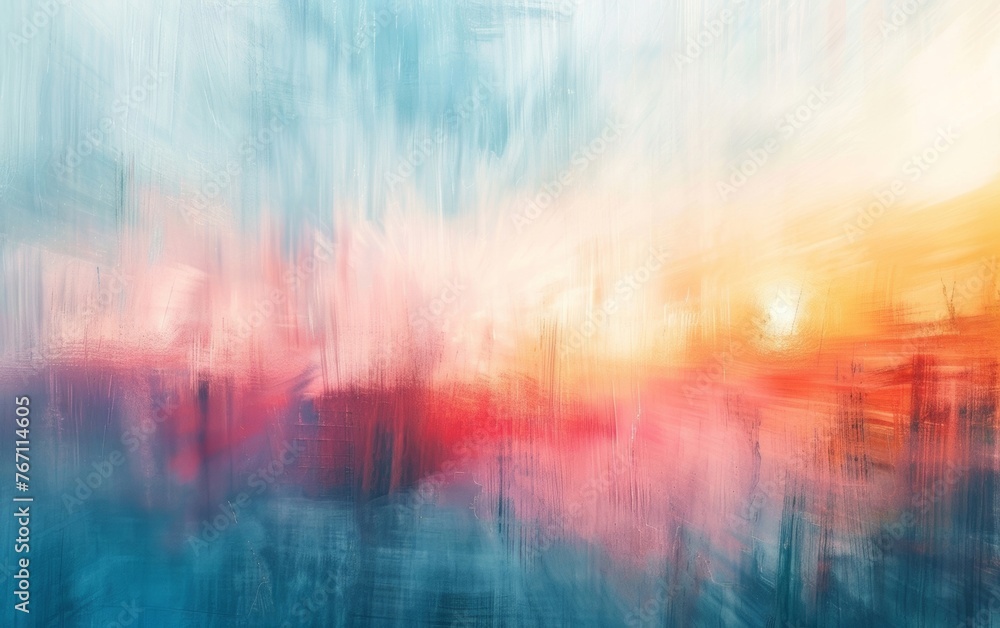 Soft brush strokes form an impressionistic sky scene, capturing the ambiance and radiant sunlight on a beautiful spring morning. Soft brush strokes form an impressionistic sky scene, capturing the ambiance and radiant sunlight on a beautiful spring morning.