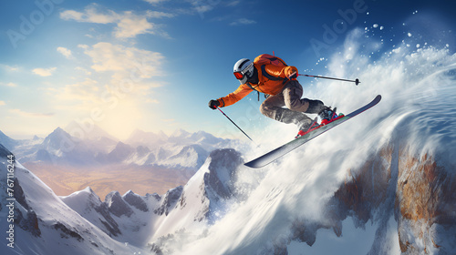 snowboarder jumping in the air © Muhammad