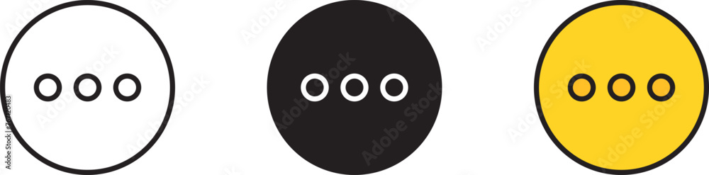 Menu Web icon, symbol lined, isolated and colored style. Vector Illustration Menu Web icon, symbol lined, isolated and colored style. Vector Illustration