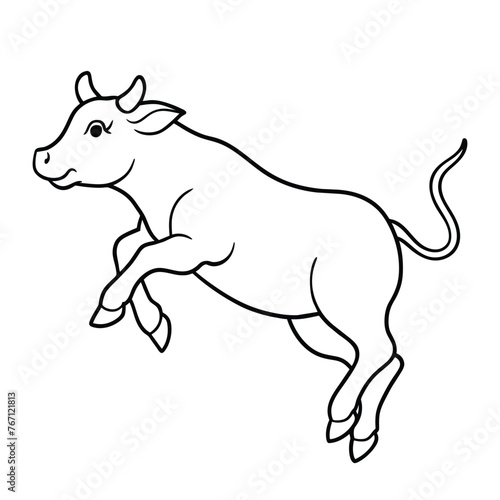 COW LINE ART DESIGN GRAPHIC RESOURCE