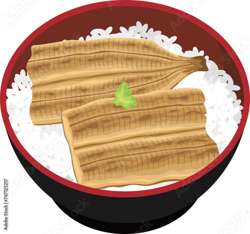 うな丼　白焼き