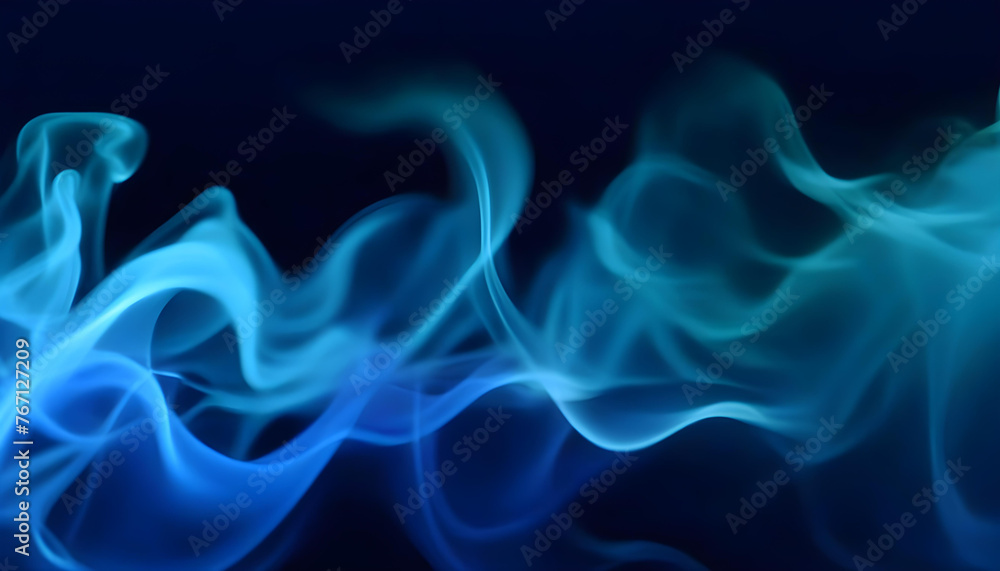 Blue particles floating on a dark background Blue particles floating on a dark background