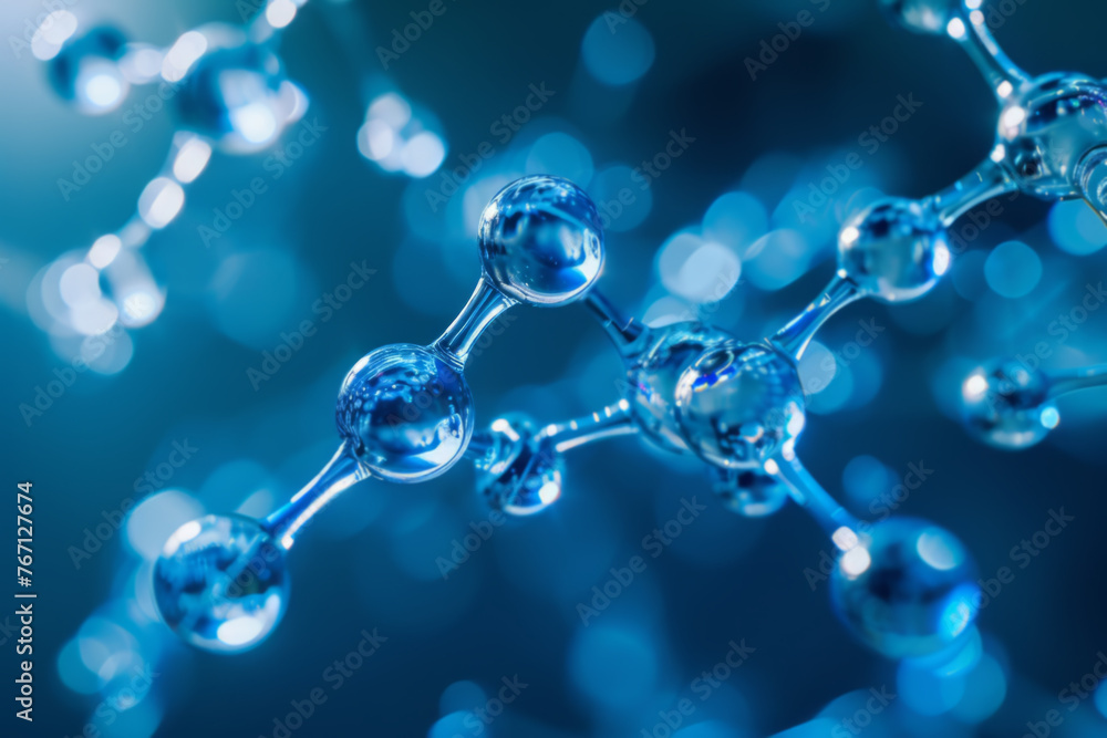 Hyaluronic Acid Molecules in Hydration Concept Hyaluronic Acid Molecules in Hydration Concept