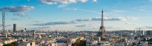 Photography eiffel tour and Paris cityscape