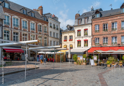 Canvas Print Honfleur in France
