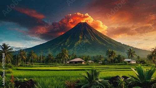 volcano Mayon Philippines photo