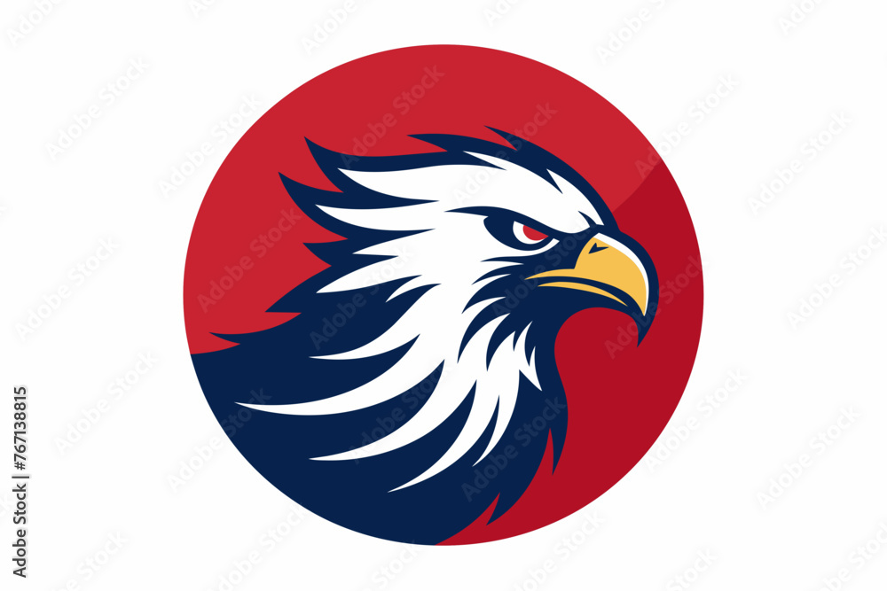 eagle  Logo in circle white bg