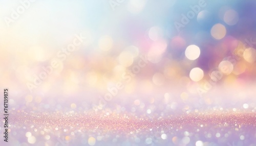cute abstract multicolor pastel pink glitter sparkle background soft blue purple and white abstract gradient bokeh background photo