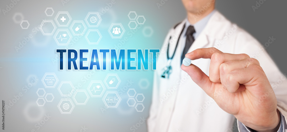 Close-up of a doctor giving you a pill Close-up of a doctor giving you a pill