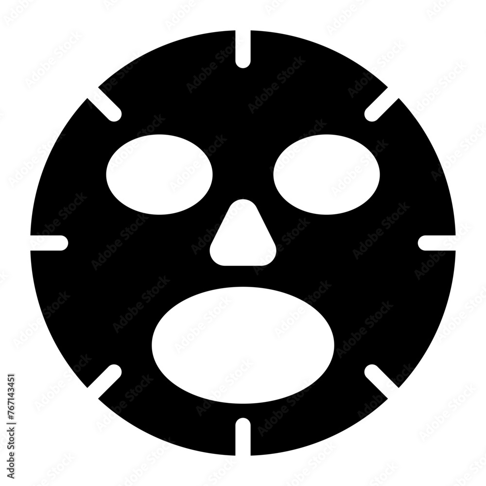 Fototapeta premium mask glyph icon