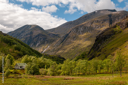 Glencoe Scotland United Kingdom. Beautiful mountain landscape.